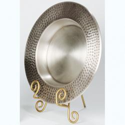  Communion Bread Tray - Bright Silver Plated 