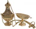  Censer & Boat - Polished Brass 