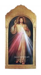  Divine Mercy Florentine Plaque, \"Jesus I Trust In You\" 