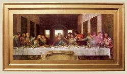  The Last Supper in Framed Florentine Plaque - Leonardo da Vinci 