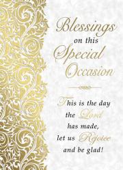  On This Special Occasion - Intention/Living Mass Card - 25/bx 