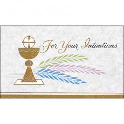  Cup of Salvation - Intention/Living Mass Card - 100/bx 