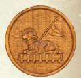  "Agnes Dei" Symbol/Emblem in Oak Wood 