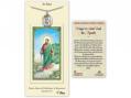  St. Paul the Apostle Prayer Card w/Medal 