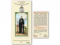  St. Peregrine Laziosi Prayer Card w/Medal 