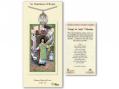  St. Valentine of Rome Prayer Card w/Medal 