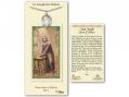  St. Joseph the Worker Prayer Card w/Medal 