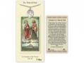  St. Peter/St. Paul Prayer Card w/Medal 