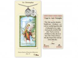  St. Christopher/Basketball Medal w/Prayer Card 
