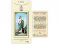  St. Martha Prayer Card w/Medal 