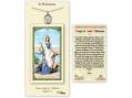  St. Philomena Prayer Card w/Medal 