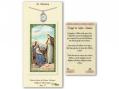  St. Monica Prayer Card w/Medal 