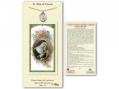  St. Rita of Cascia Prayer Card w/Medal 