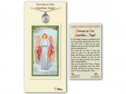  Guardian Angel w/Child Medal w/Prayer Card 