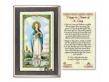  St. Lucy Prayer Card w/Medal 
