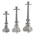  Processional Canopy Silver Plated Candlestick 