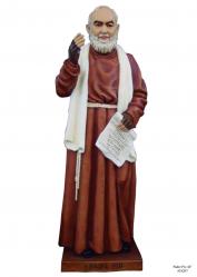  St. Padre Pio Statue in Resin/Marble Composite - 44\"H 