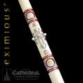  The "Upon This Rock" Eximious Paschal Candle - 2-1/16 x 36 - #4SP 
