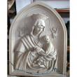  Our Lady of Perpetual Help Plaque in Resin/Marble Composite - 43" x 36" 