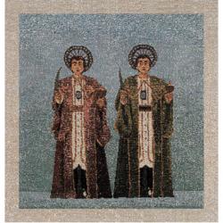  Saint Cosmos & Damian Banner/Tapestry 