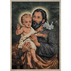  Saint Joseph & Child Banner/Tapestry 