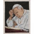  Saint Pope John Paul II & Rosary Banner/Tapestry 