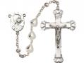  Rosary w/Heart Charm Beads 