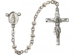  Rosary w/Corregated Beads 