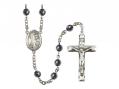  St. Elmo Centre Rosary w/Hematite Beads 