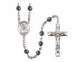 St. Louise de Marillac Centre Rosary w/Hematite Beads 