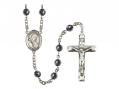  St. Philomena Centre Rosary w/Hematite Beads 