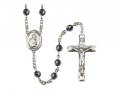  St. Peter the Apostle Centre Rosary w/Hematite Beads 