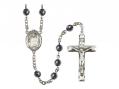 St. Edith Stein Centre Rosary w/Hematite Beads 