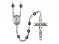  St. Timothy Centre Rosary w/Hematite Beads 