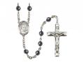  St. Vincent de Paul Centre Rosary w/Hematite Beads 