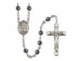  St. Germaine Cousin Centre Rosary w/Hematite Beads 