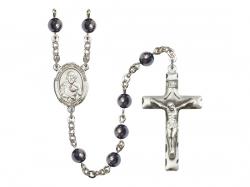  St. James the Lesser Centre Rosary w/Hematite Beads 