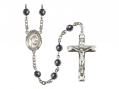  St. Teresa of Calcutta Centre Rosary w/Hematite Beads 