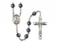  St. Albert the Great Center Rosary w/Hematite Beads 