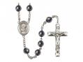  St. Apollonia Center Rosary w/Hematite Beads 