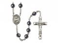  St. Catherine Laboure Centre Rosary w/Hematite Beads 