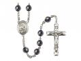  St. Gerard Majella Centre Rosary w/Hematite Beads 