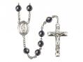  St. Gregory the Great Centre Rosary w/Hematite Beads 
