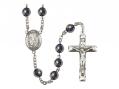  St. James the Greater Centre Rosary w/Hematite Beads 