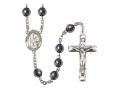  St. Joseph of Arimathea Centre Rosary w/Hematite Beads 