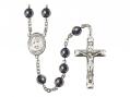  St. Rose Philippine Duchesne Centre Rosary w/Hematite Beads 