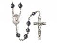  St. Pius V Centre Rosary w/Hematite Beads Beads 