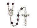  St. Anthony of Padua Center Rosary w/Brown Beads 
