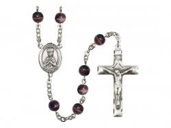  St. Henry II Centre Rosary w/Brown Beads 