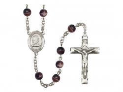  St. John Bosco Centre Rosary w/Brown Beads 